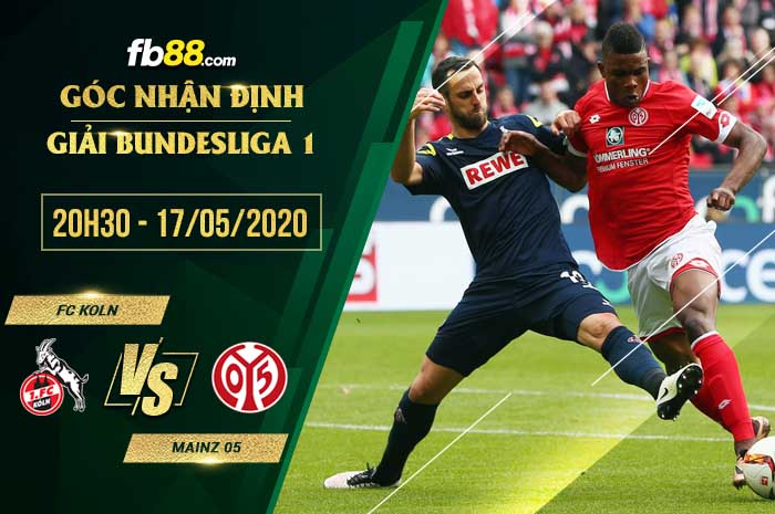 fb88-tỷ lệ kèo nhà cái FC Koln vs FSV Mainz 05