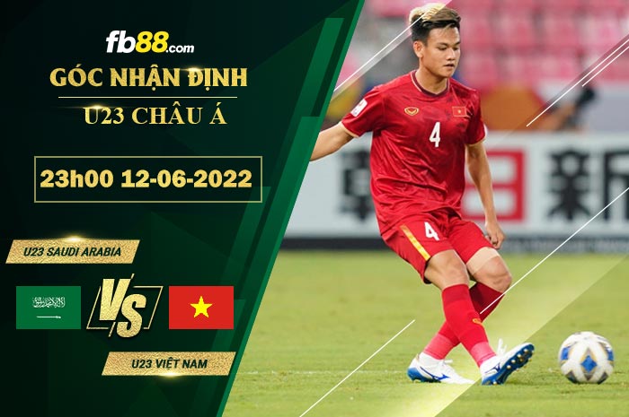 Fb88 soi kèo trận đấu U23 Saudi Arabia vs U23 Việt Nam