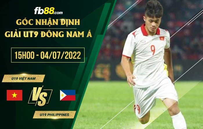 fb88 tỷ lệ kèo nhà cái U19 Việt Nam vs U19 Philippines