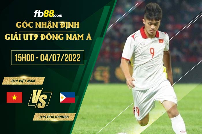 fb88 tỷ lệ kèo nhà cái U19 Việt Nam vs U19 Philippines